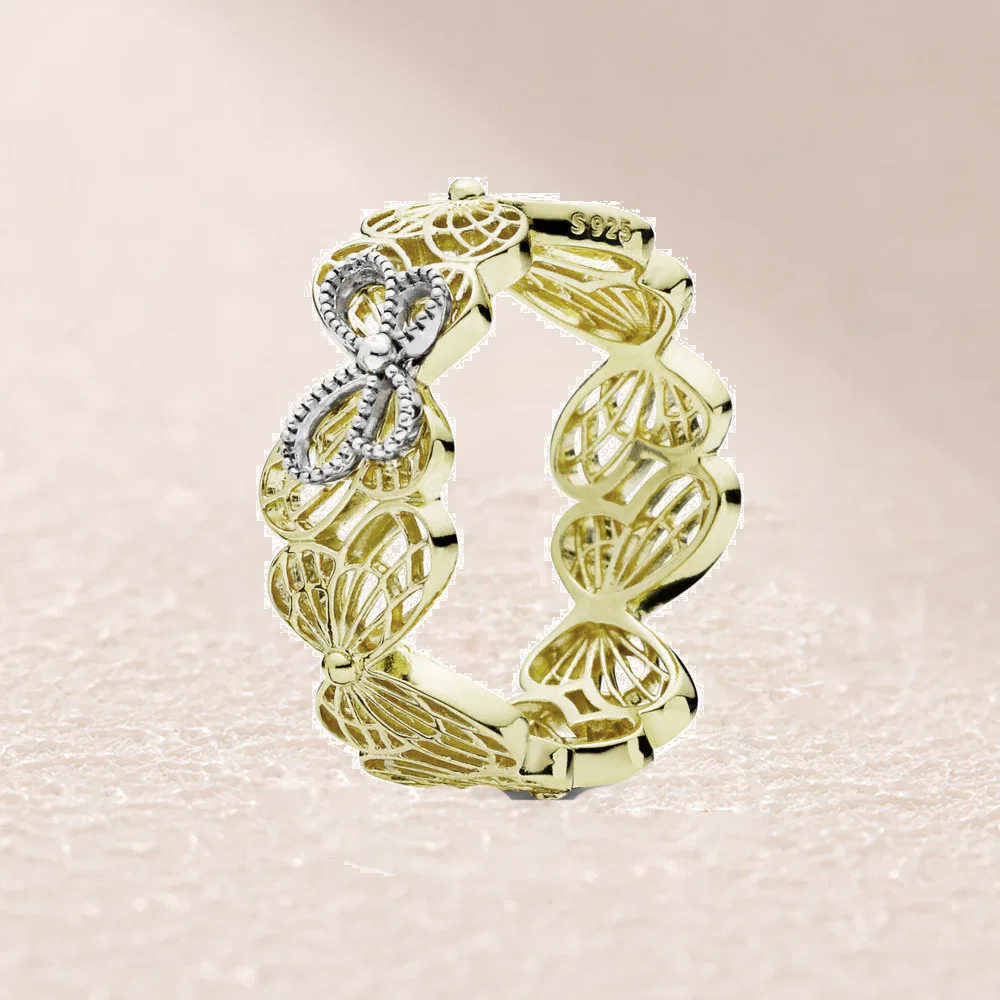 

167947 Shine Openwork Butterflies Ring