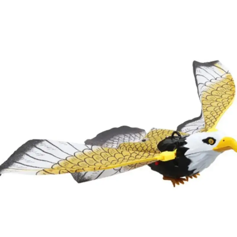 

Репеллент для птиц, подвесной Орел, летающая птица, садовое украшение, 2 батарейки АА, портативная летающая птица, подвесной Орел