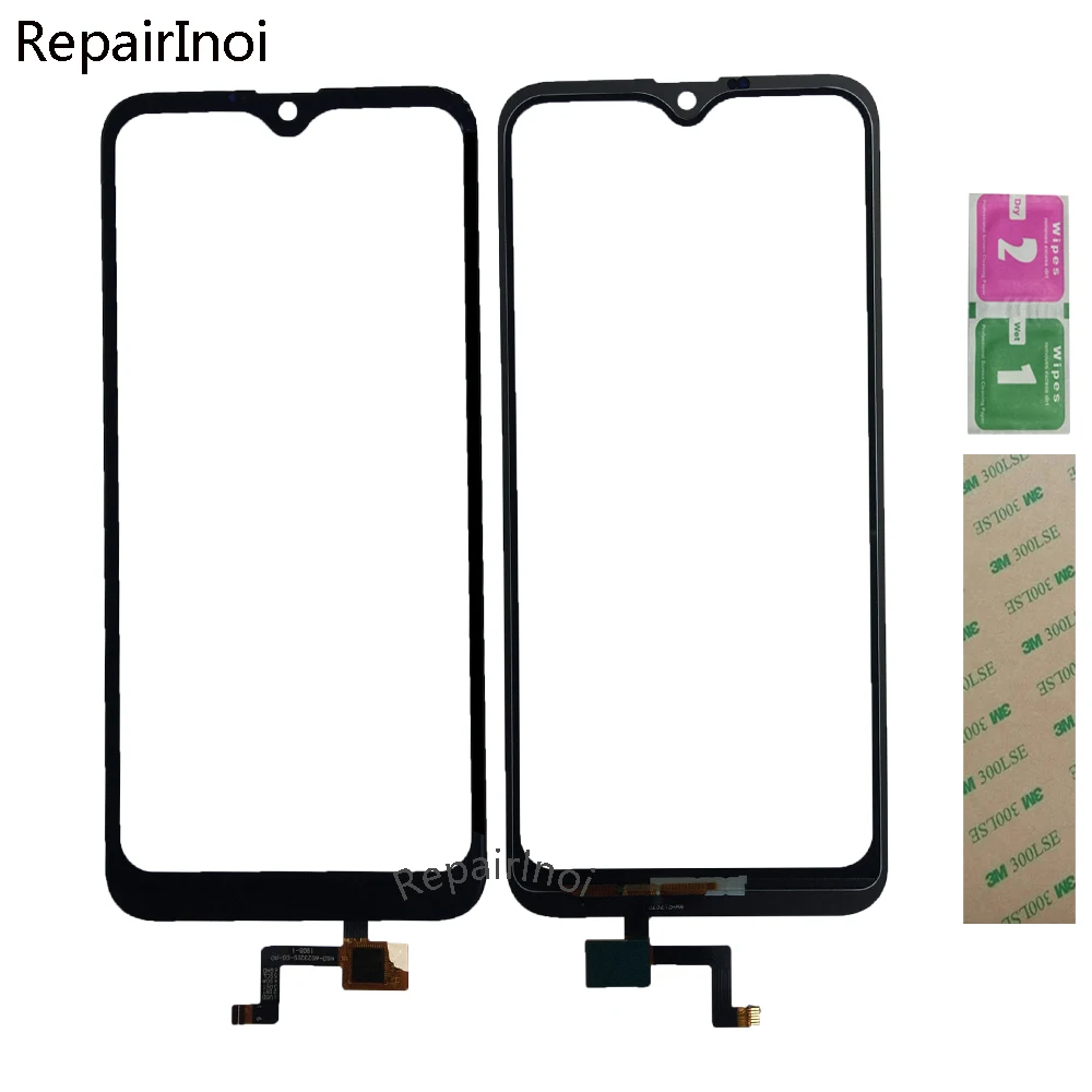 

10pcs 6.1'' Touch Screen Glass For Doogee Y8C Front Glass Panel Touch Screen Sensor TouchScreen 3M Glue Adhesive