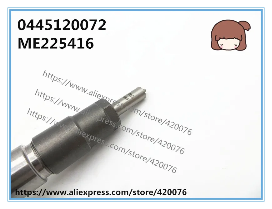 Оригинальный и совершенно новый инжектор дизельного топлива 0445120072 ME225416 для