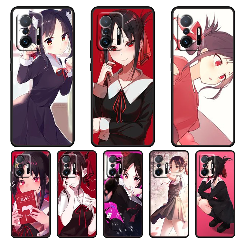 

Anime cute campus girl For Xiaomi MI 11T 10T Lite Youth Ultra CC9 9 8 Pro A3 5G Silicone Soft Black Phone Case