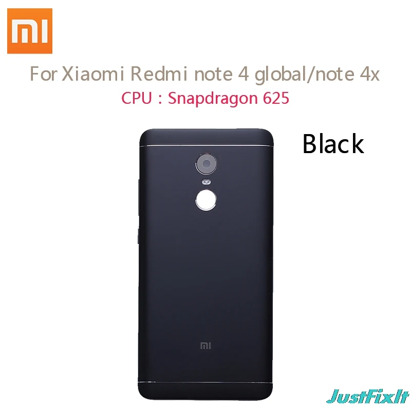 Для XIAOMI Redmi Note 4X задняя крышка для аккумулятора чехол кнопка включения Громкости