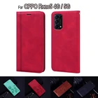 Кожаный чехол-книжка для OPPO Reno5 5G 4G, защитный чехол для OPPO Reno 5