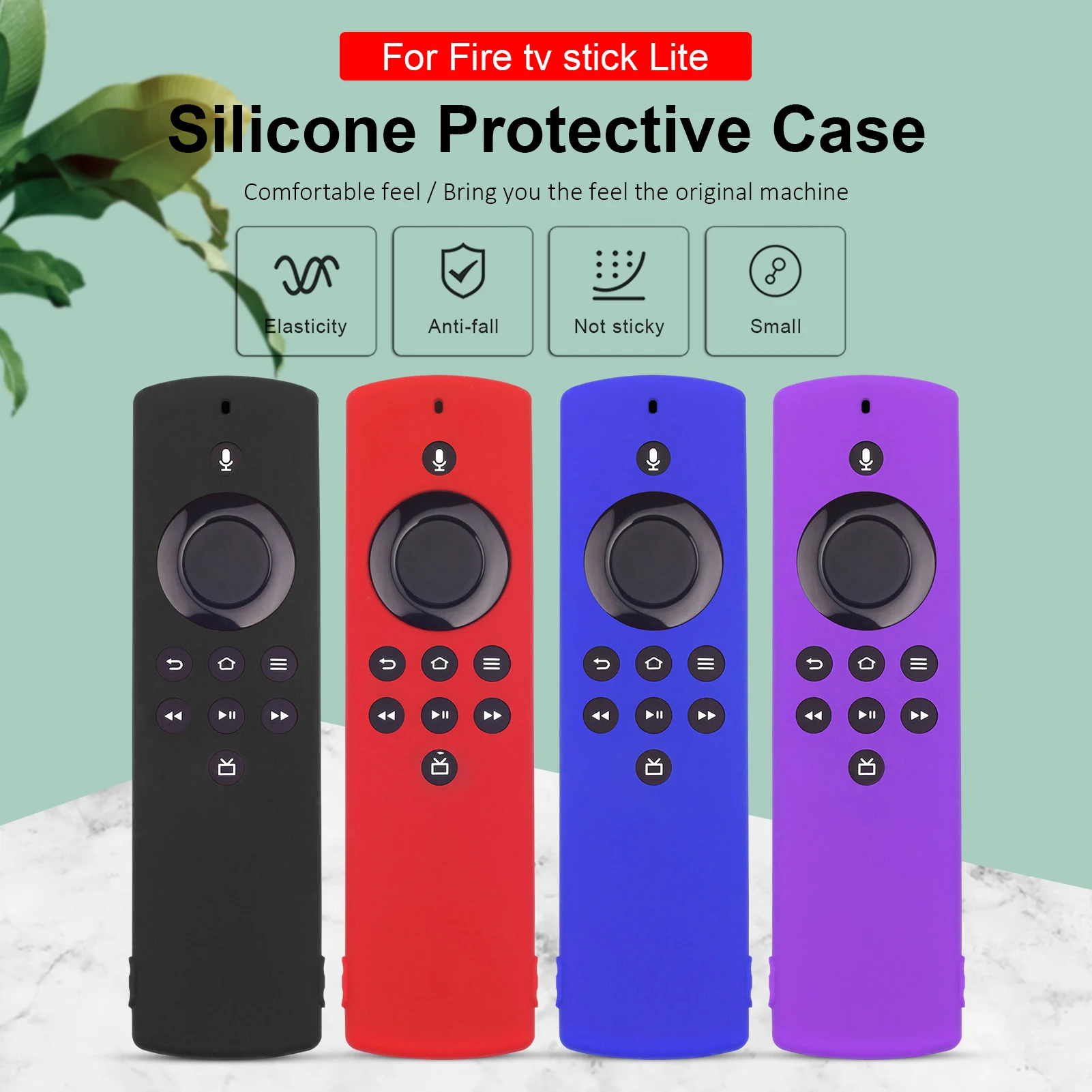 

For Amazon Fire TV Stick 4K TV Stick Remote Silicone Case Protective Cover Skin Remote Control Protection Silicone Cover