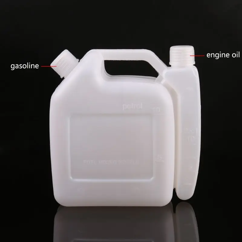 

1.5L Litre 2-Stroke Petrol Fuel Oil Mixing Bottle Tank For Trimmer Chainsaw Tools Parts 1:25 N1HF