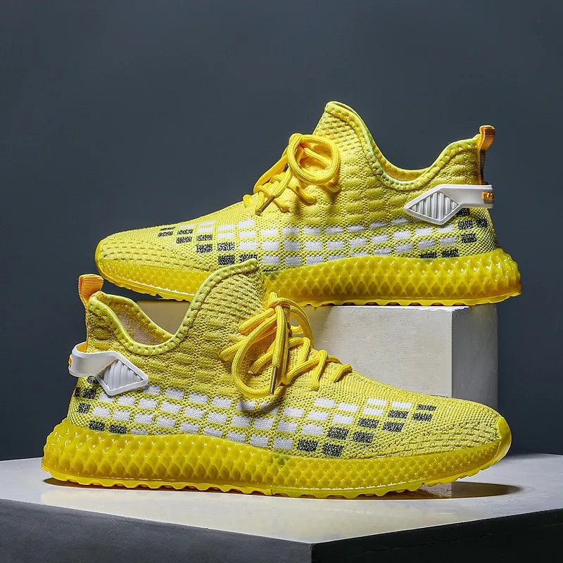 Кроссовки мужские из сетчатого материала Повседневная модная уличная теннисная