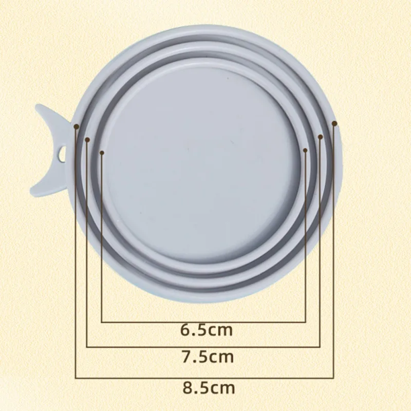 

Силиконовая крышка для пищевых продуктов для собак и кошек, жестяная Герметичная крышка для хранения питомцев, аксессуары для домашних жив...