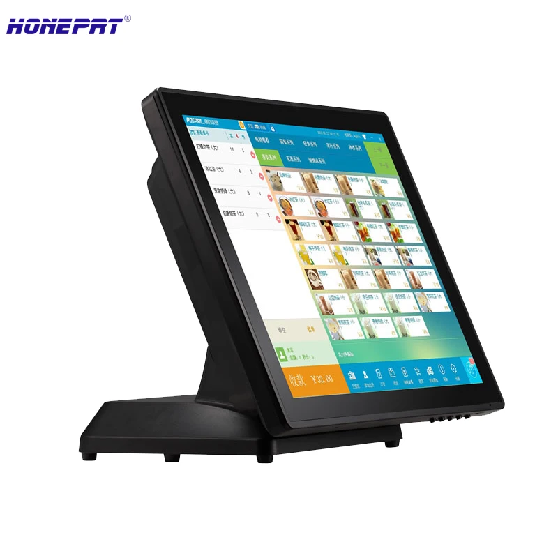 

HSPOS 15 Inch LED Screen Tablet Cashier POS Machine Cash Register All in One POS System Terminal for Restaurant HS-630A