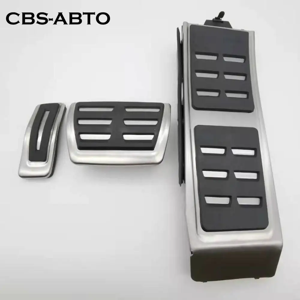 

Нержавеющая сталь автомобильные педали 3 шт. перфорация Подножка педаль тормоза для Audi A3 A4L A6 A6L A8L S4 RS4 A5 S5 RS5 8T Q5 SQ5 8R в