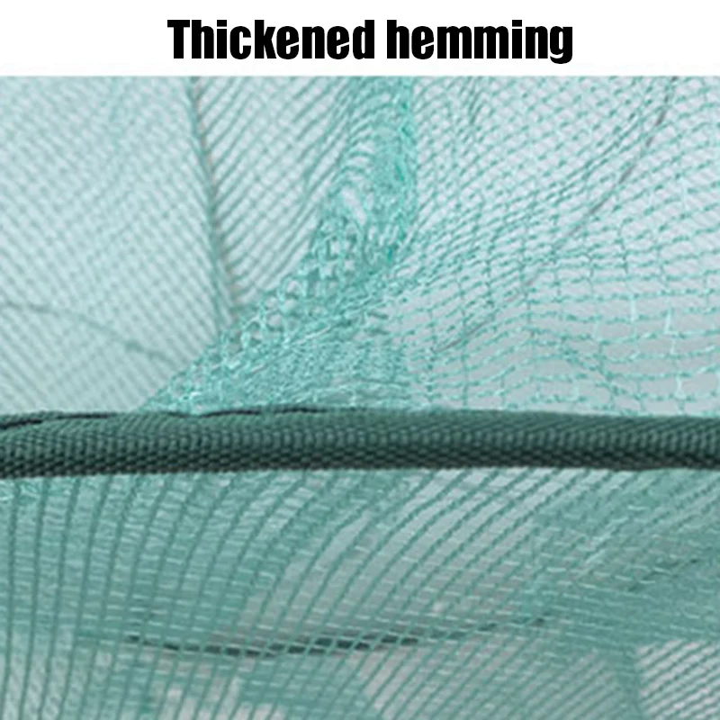 

Hot Automatic Fishing Net Trap Cage Round Shape Opening for Crabs Crayfish Lobster MVI-ing