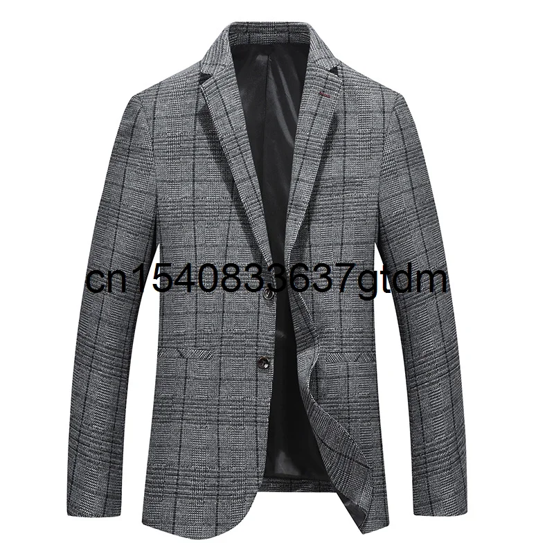 

Новая Осенняя мужская полнит размера плюс костюм для молодых мужчин