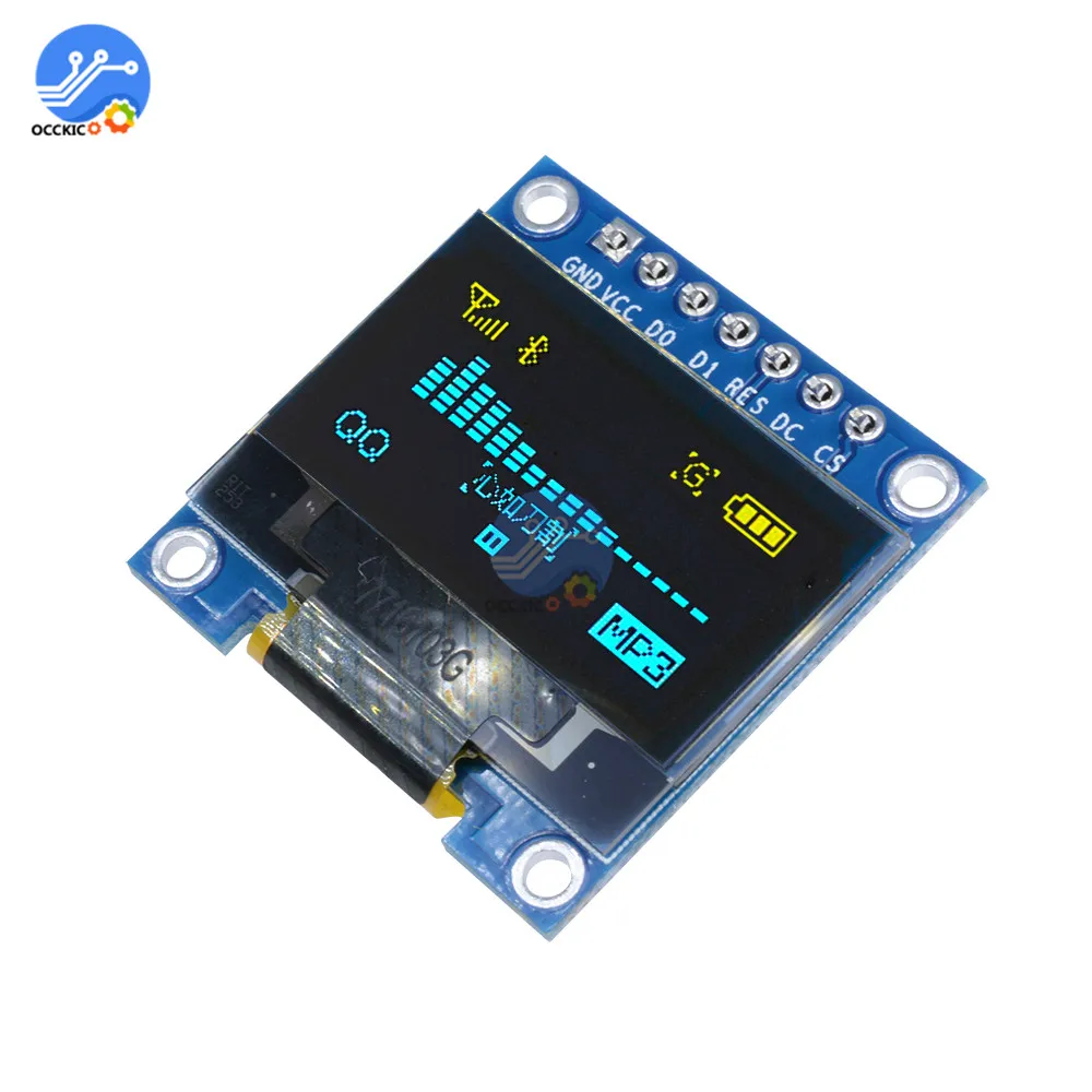 0,96 дюймовый IIC Серийный oled-экран дисплей модуль 128X64 igc общаться SSD1306 12864 плата с ЖК-экраном для Arduino