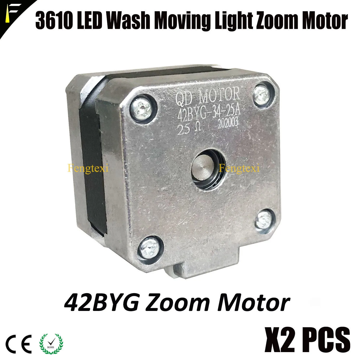 Подвижный головной светильник LED3610 LED108 2 шт. 42BYG шаговый двигатель XY Band 575w1200w