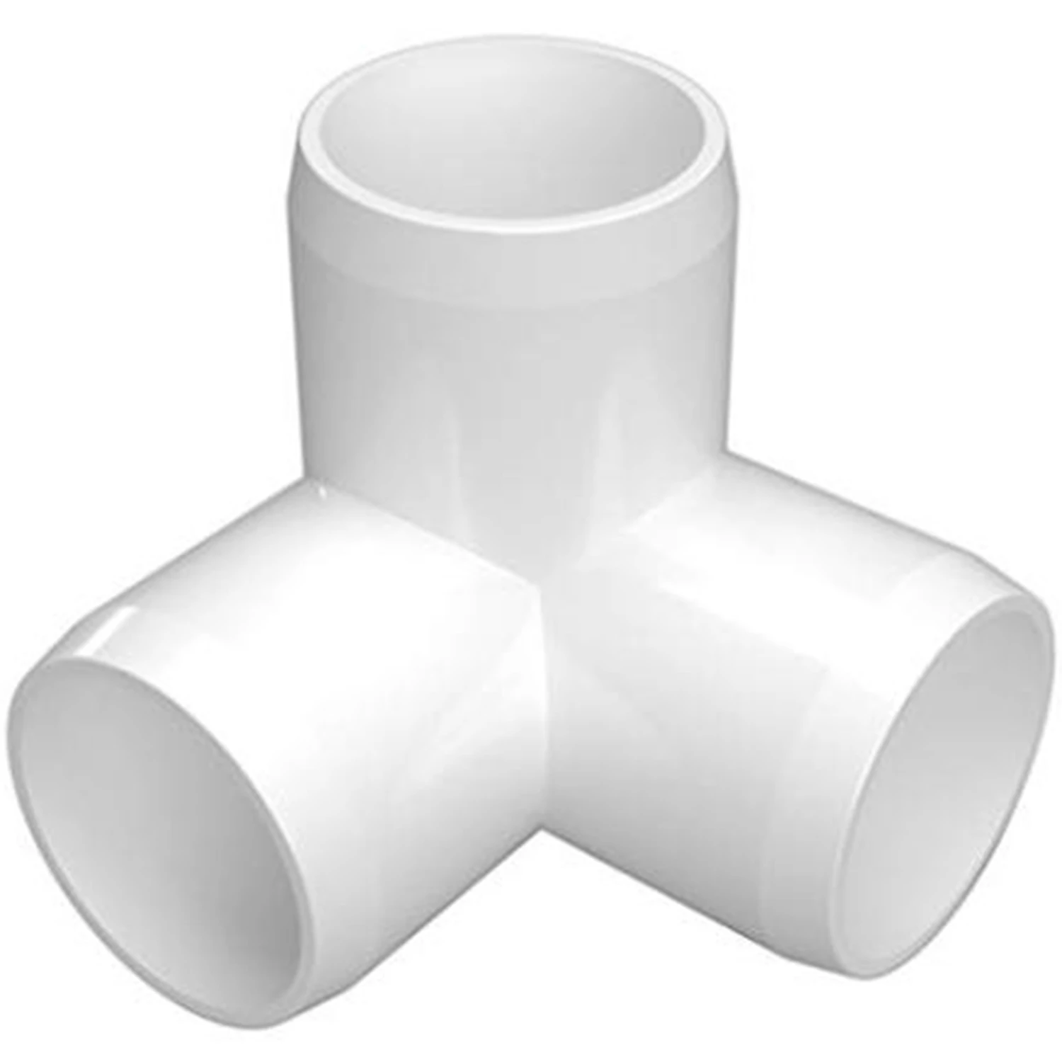 

10 Pc PVC Tee Elbow Stereo Tee Fitting American Standard 3/4 Inch DIY Furniture Grade