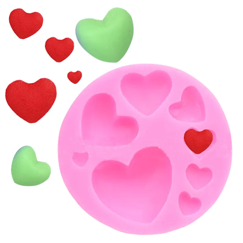 

Many Love Fondant Silicone Mold Non-toxic and Tasteless for Cake Decoration Accessories DIY Chocolate Mold Resin Mold L023