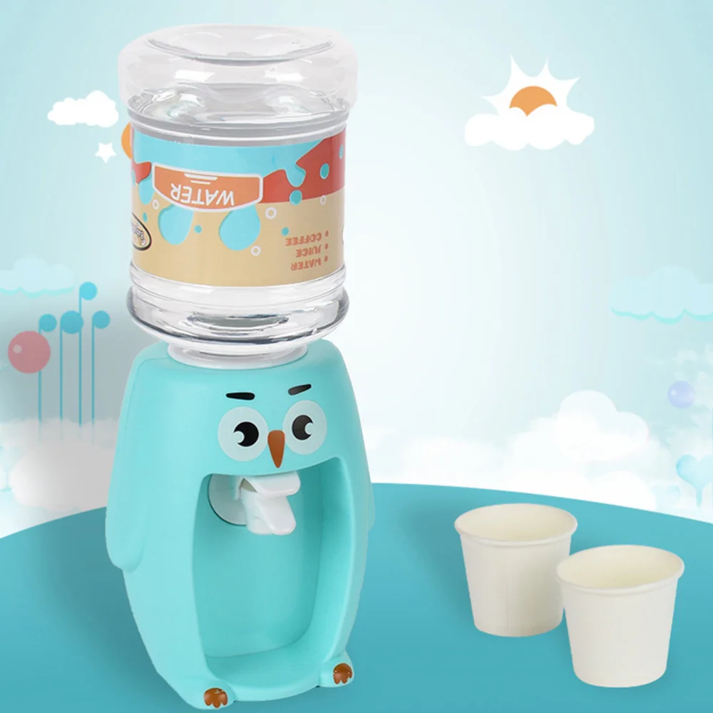 

1pc Mini Water Dispenser Cartoon Design Drinking Machine Kids Water Fountain