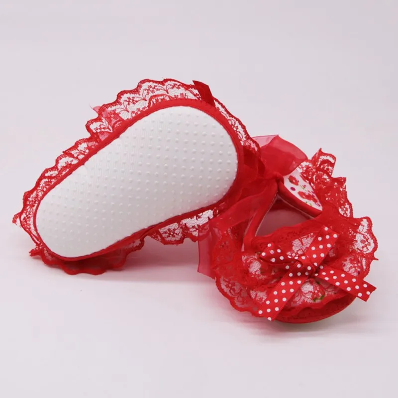 

Baby Girls Shoes Cute Cotton Cotton Anti-skip Sole Shoes for Baby Toddler Shoes Lace Flowers Footwear First Walking Shoes