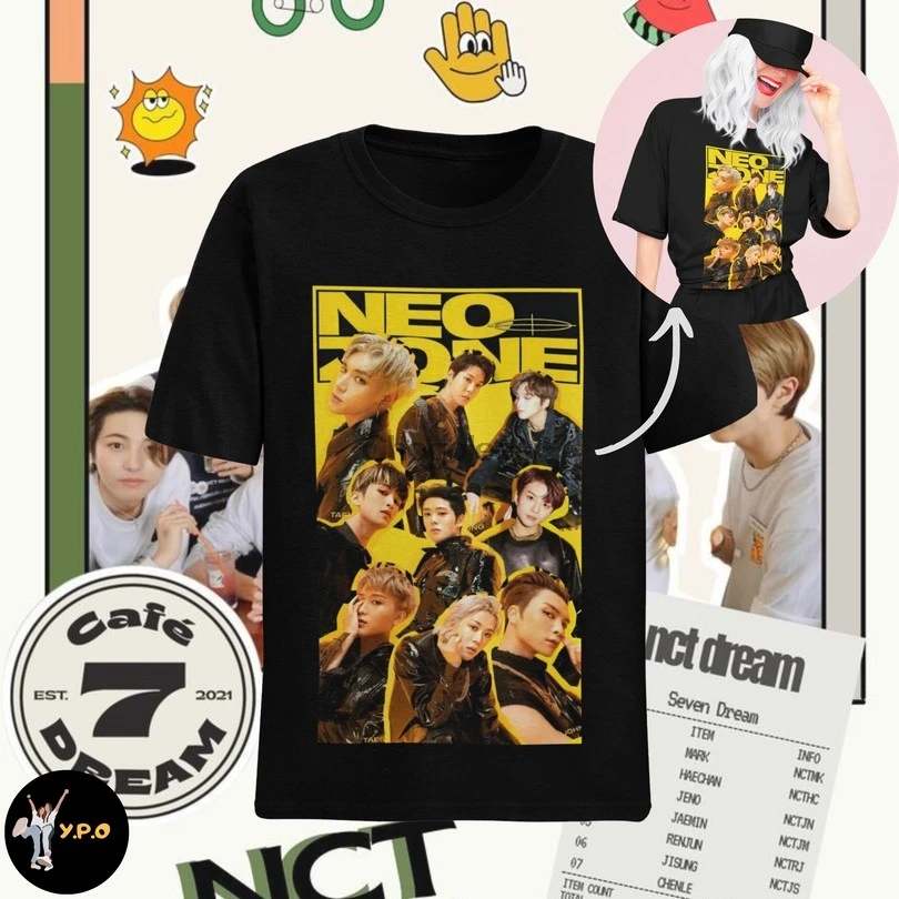 Футболка NCT - NEO ZONE 127 KPOP EDITION | Мужская одежда