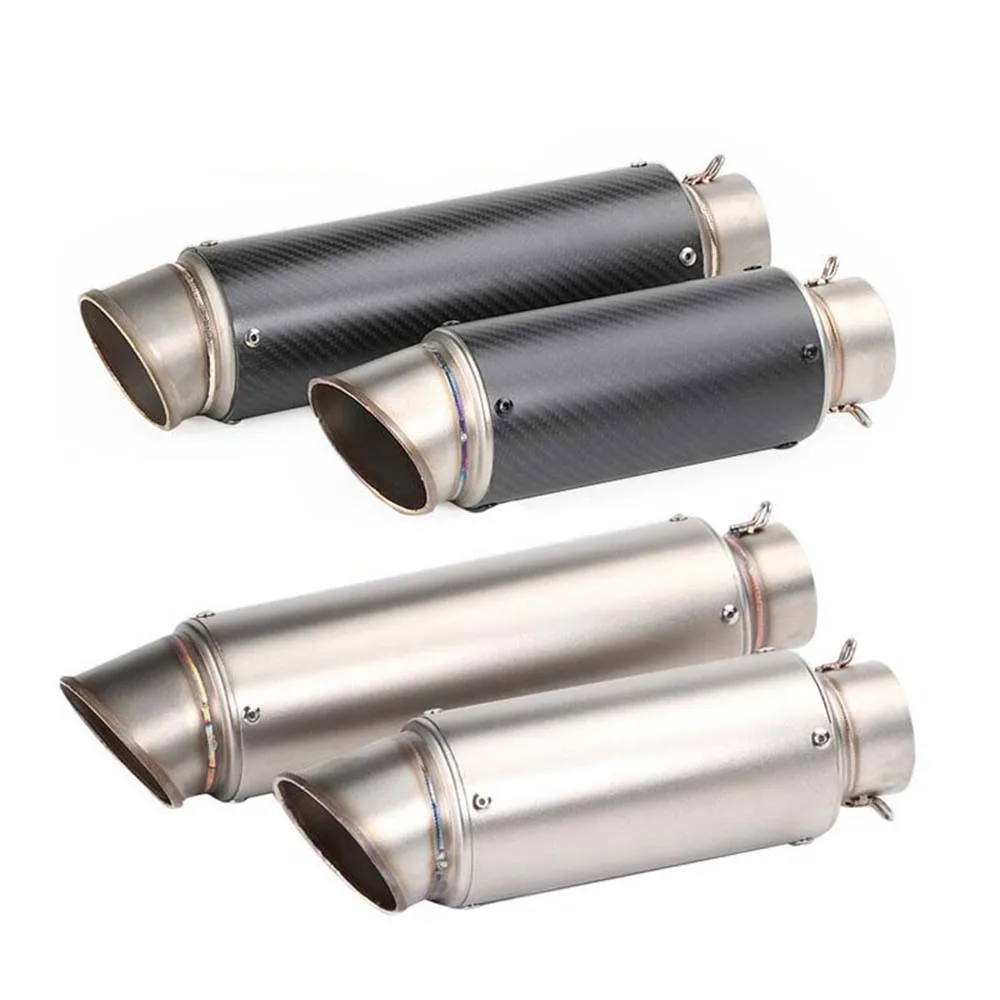 Выхлопная труба TKOSM Racing 51 мм 60 для мотоцикла скутера Модифицированная с наклейкой