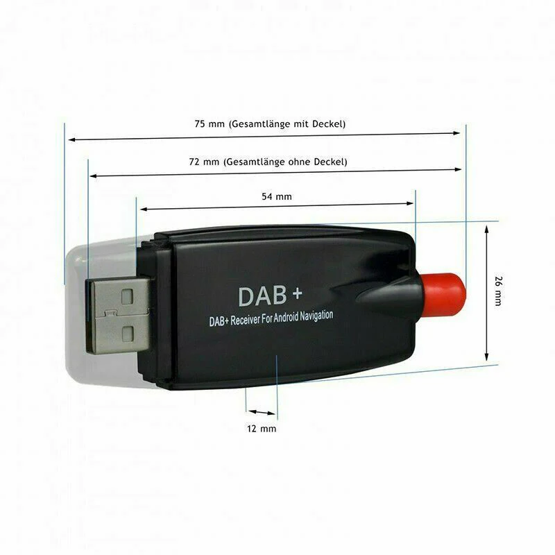 Универсальная автомобильная DAB антенна с USB адаптером приемник для Android