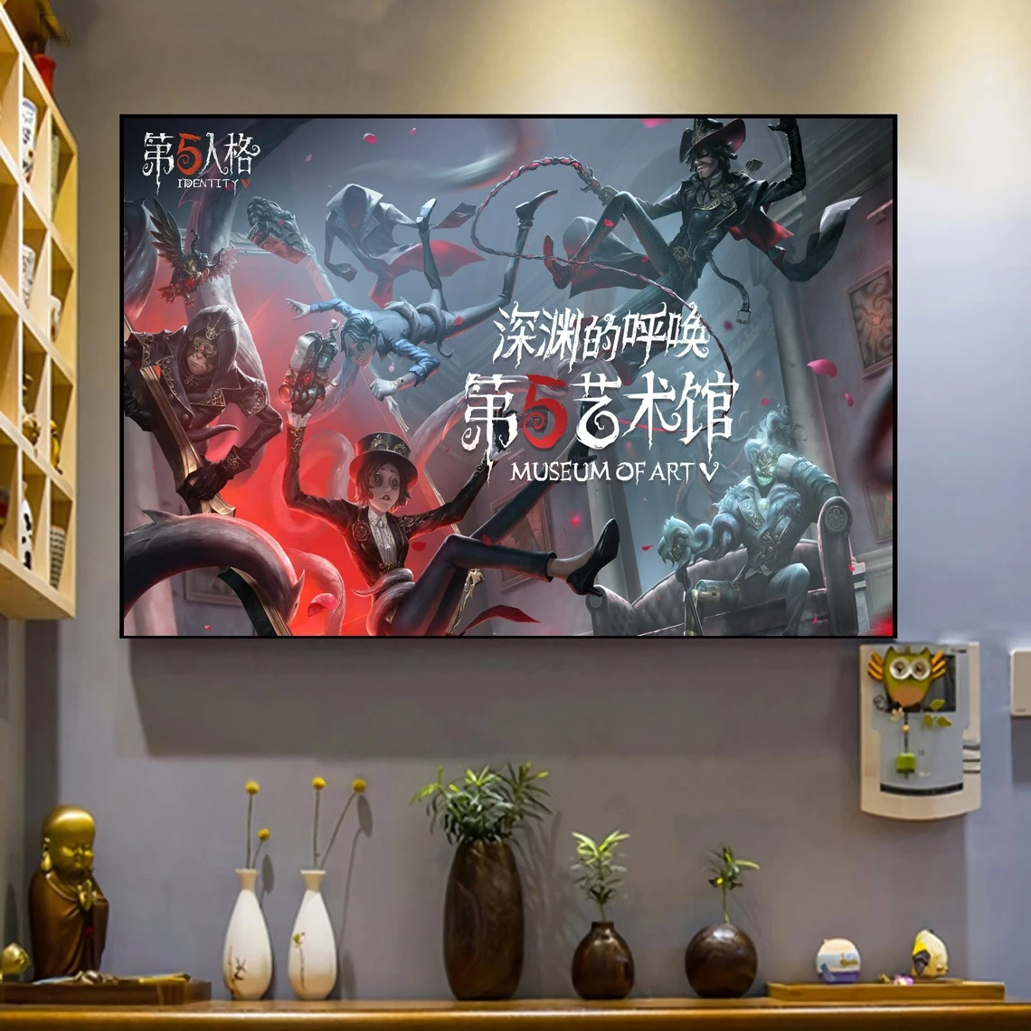 

Чехол с персонажем игры V, плакат, настенное искусство, холст, картина для спальни, гостиной, украшение для дома (без рамки)