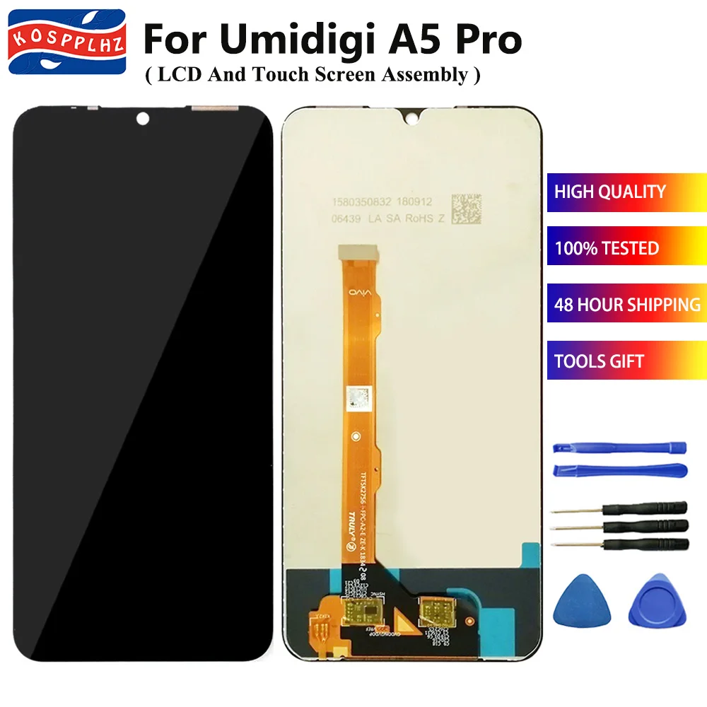 ЖК-дисплей 6 3 дюйма для UMIDIGI A5 PRO + сменный сенсорный экран в сборе 100%