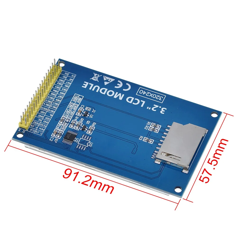 TZT 3,2 дюймов TFT lcd сенсорный экран модуль Дисплей Ultra HD 320X240 ILI9341 для Arduino 3,2 ''320240 240x320 240320 2560 diy