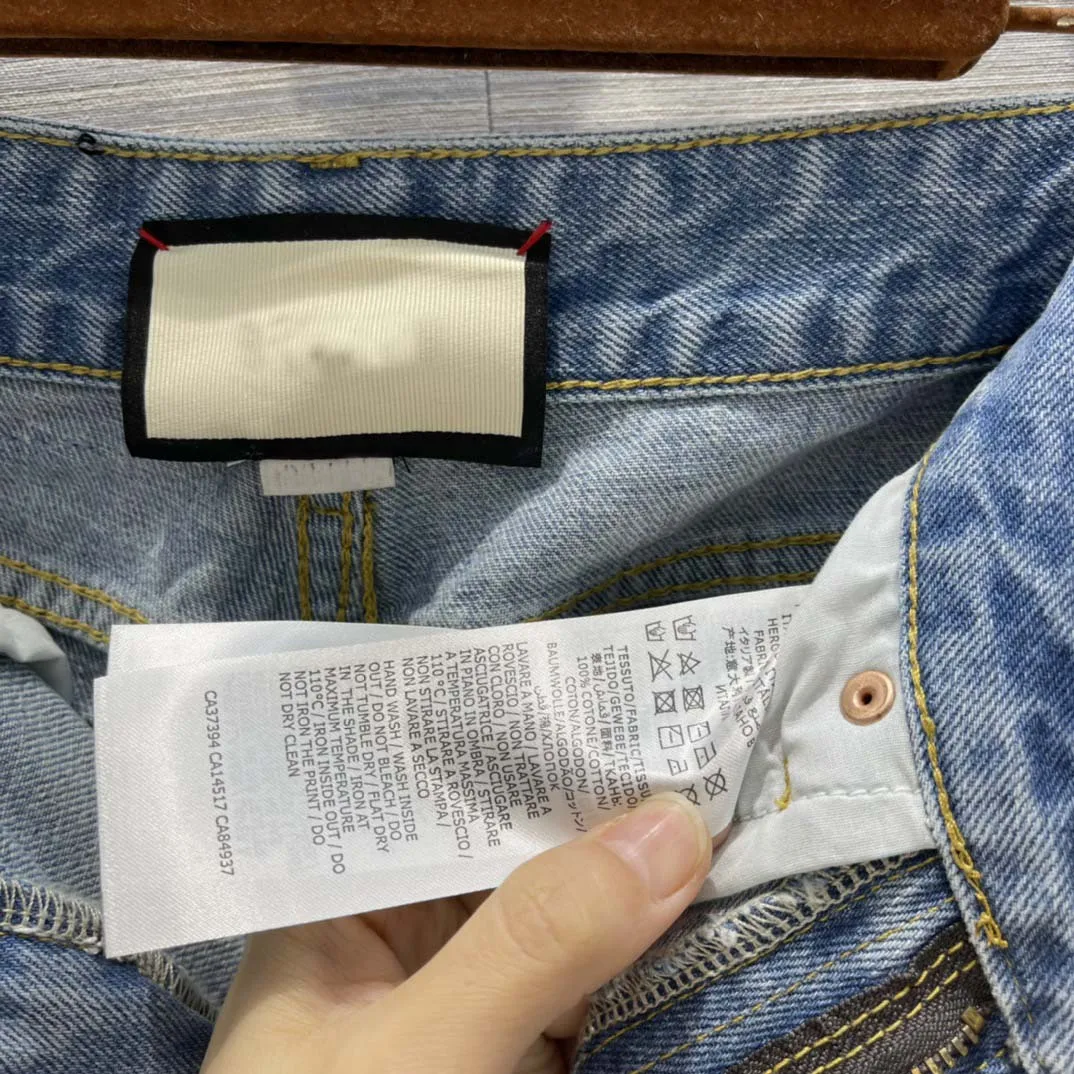 

Streetwear Ripped Jeans for Women Summer 2020 High-end Brand Washed Straight Jean Shorts Fashion Casual High Waist Denim Shorts