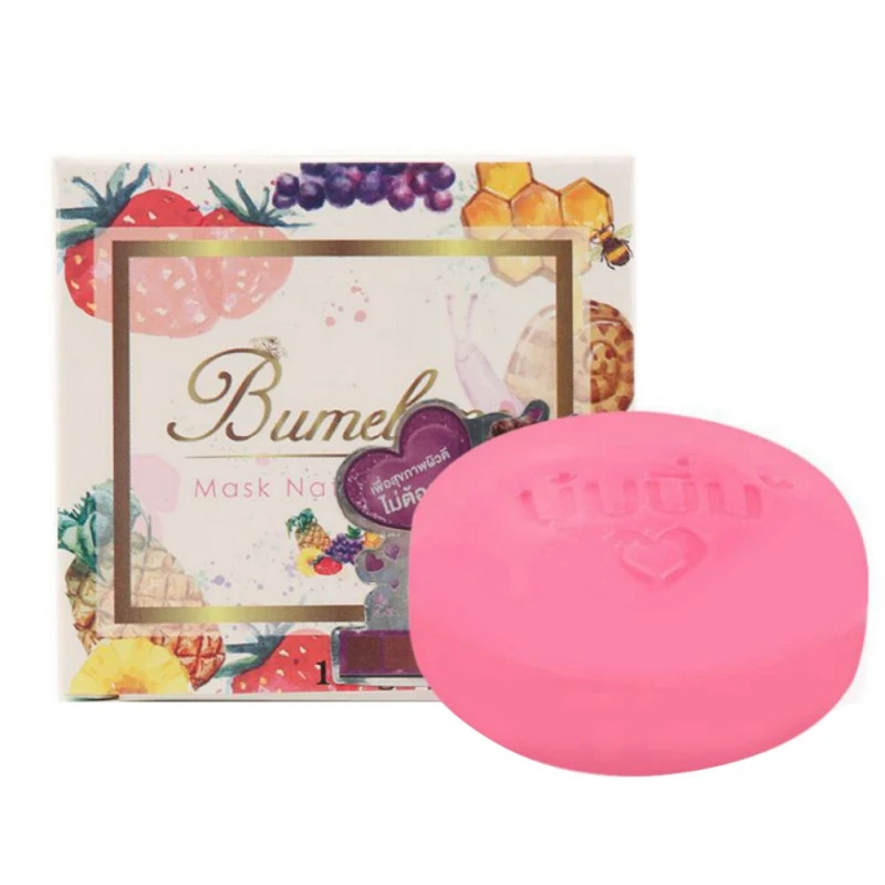 Thai Handmade Mask Fruit Natural Soap Skin Care Oil-control Whitening Dark Spot Moisture Stretch Shrink pores 100g | Красота и