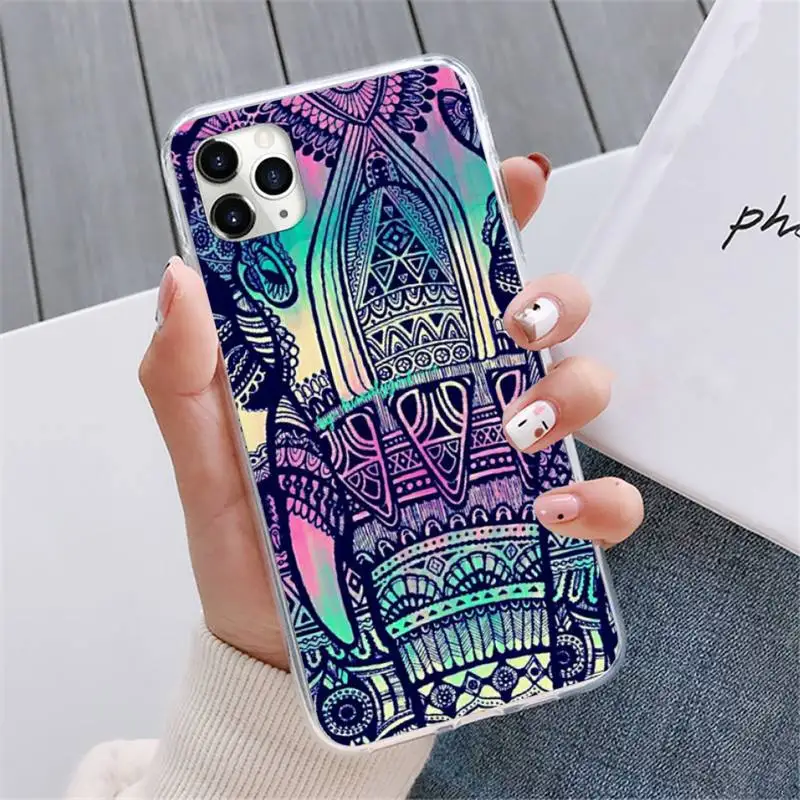

Animals Lion Wolf Owl Elephant Lion Tiger Phone Case For iphone 12 5 5s 5c se 6 6s 7 8 plus x xs xr 11 pro max mini