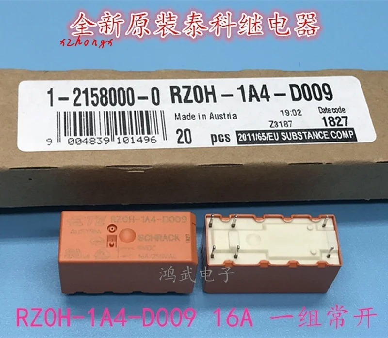 Rz0h 1a4 d009 9VDC реле 16A|Реле| |