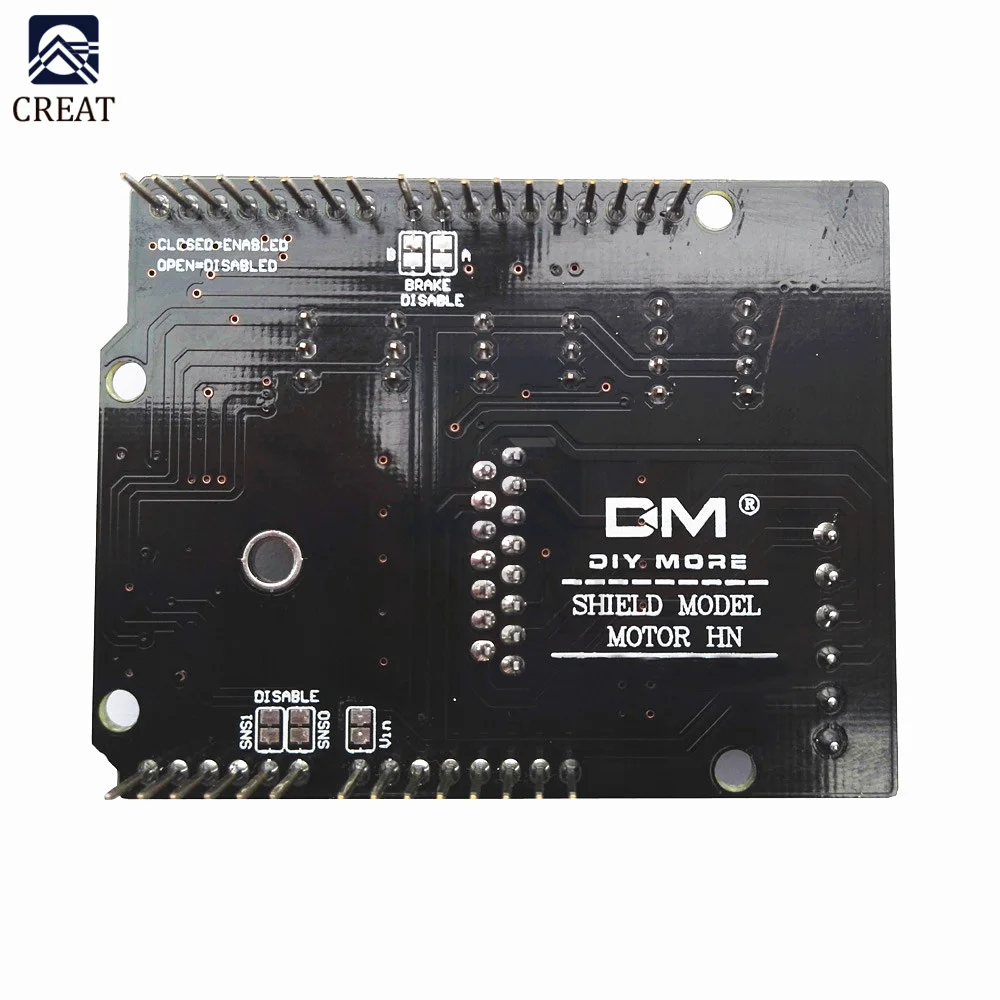 Плата расширения L298NH для Arduino R3 MEGA2560 двухканальный щит драйвера двигателя