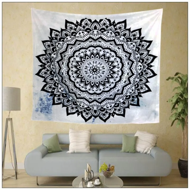 Новый Гобелен Мандала Zen настенная пляжная вешалка для полотенец хлопок домашний