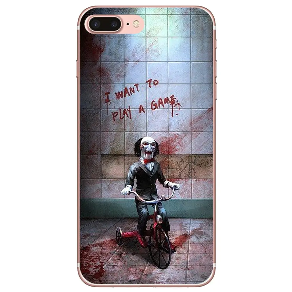 Мягкий чехол для Huawei P50 P30 P40 P20 P8 P9 P10 Lite Pro 2016 2017 P Smart Plus 2019 с изображением маски пилы