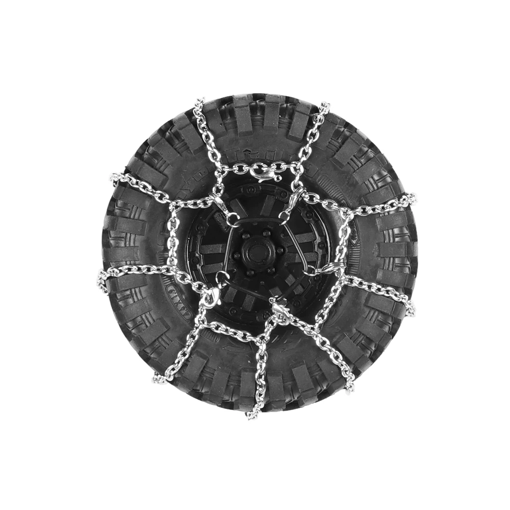 Металлические фонари для снежной цепи противоскользящие 1/10 RC Crawler Axial SCX10 90046 Traxxas