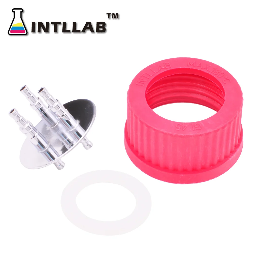 

INTLLAB GL Screw Cap with PET and 316 stainless steel in Laboratory. GL45-S3