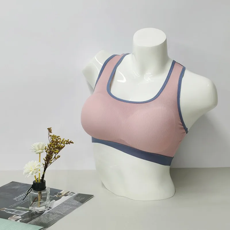 

Women Cross Straps Seamless Underwear Vest Without Steel Ring Soutien Thin Section Wrapped Bra/