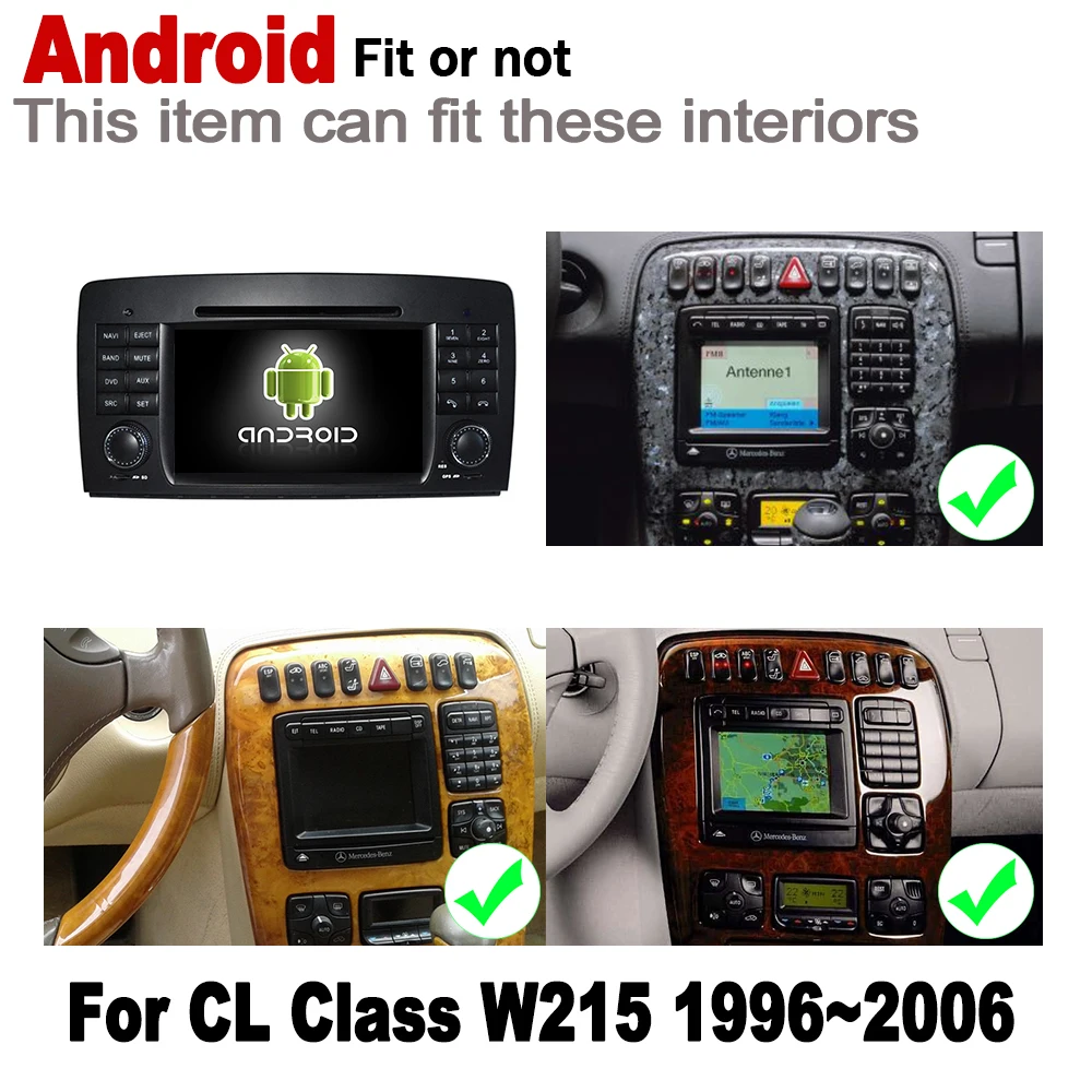 Автомобильный DVD GPS для Mercedes Benz CL Class W215 1996-2006 NTG навигация Мультимедиа плеер стерео