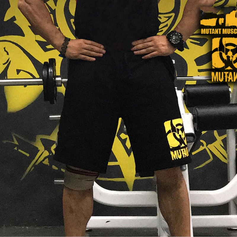 

New Cotton fashion shorts men high quality casual white Black shorts men's jogger bodybuilding Sweatpants fitness men clothing
