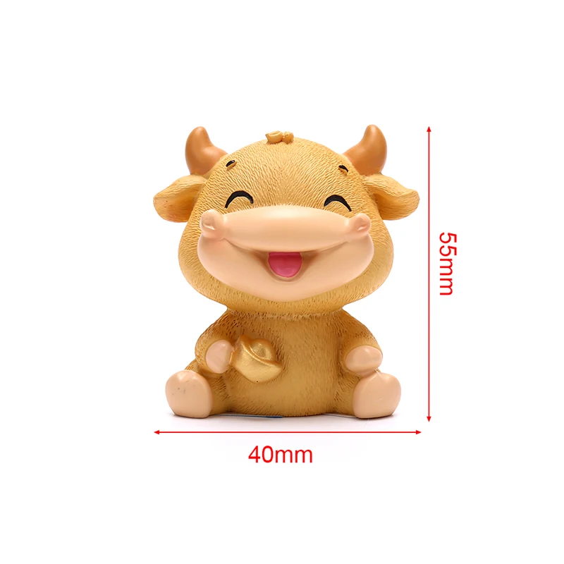 

Cute Cow Gardening Bonsai Decoration Resin Crafts Micro Landscape Miniature Fairy Garden Decoration Accessories Ornaments