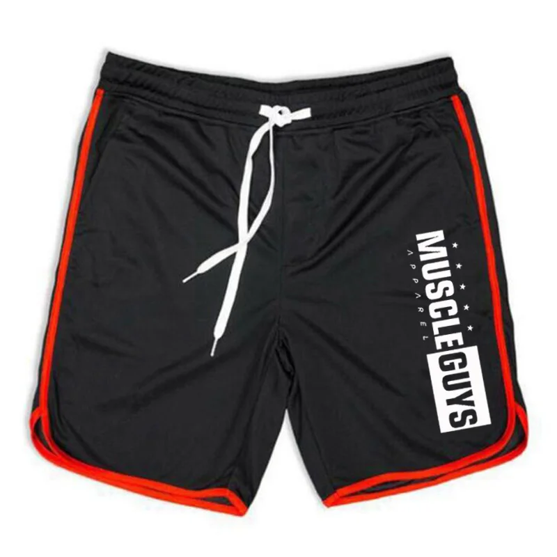 

2021 running shorts men quick dry Muscleguys gym jogging shorts for men short brand Bodybuilding sports running men short pants