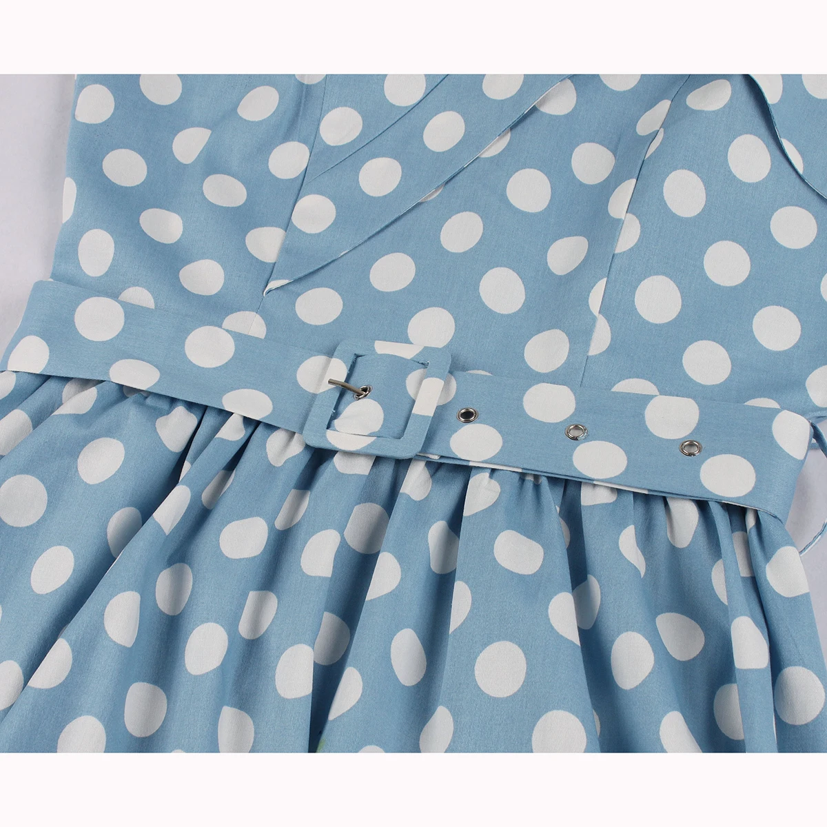 

2021 Spaghetti Straps Summer Casual Dress Polka Dot Printed 40s 50s 60s Retro Vintage A Line Office OL Swing Rockabilly Sundress