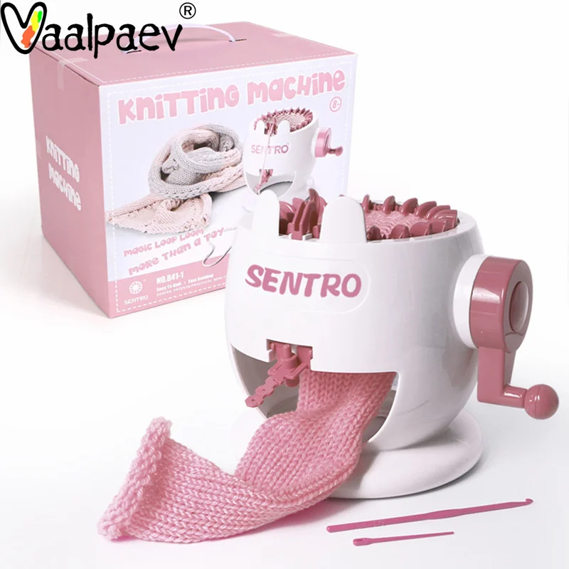 Weaving Wool Knitting Machine Creative DIY Girl's Toys Cap Scarf Sock 22 Needles Braid Tool New Year Christmas Gift for Children | Игрушки