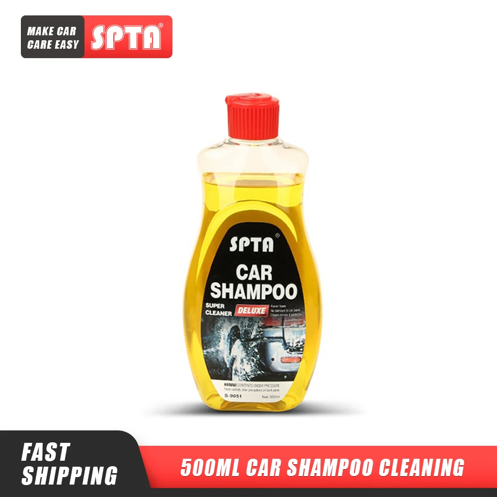 

SPTA 500ml Car Wash Shampoo Soap Paint Cleaner Liquid High Foam Cleaning Surface Wheel, Vehicle Interior