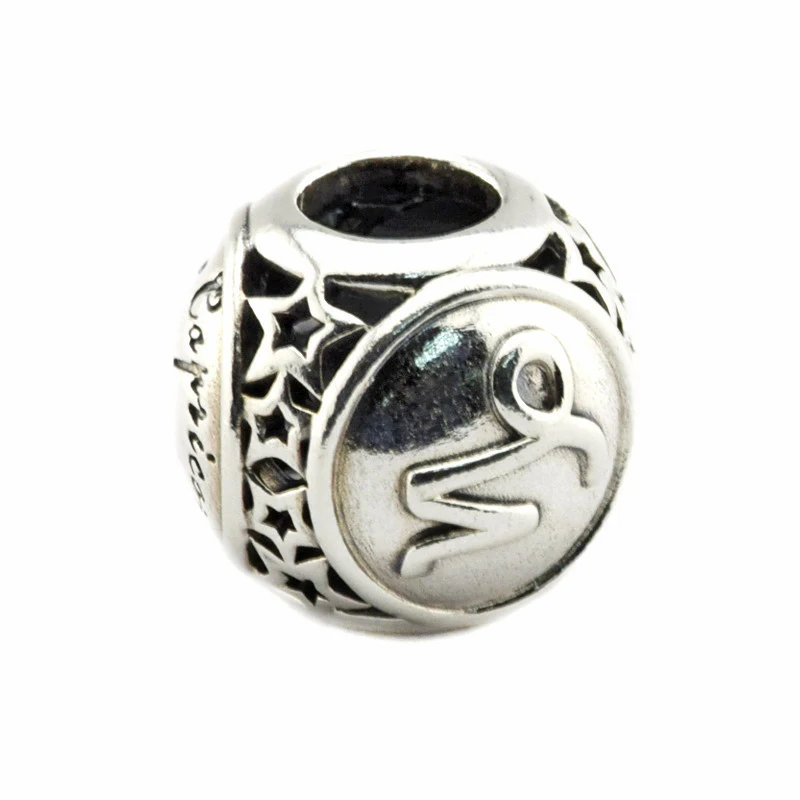 Capricorn Star Silver 925 Original Charms Winter Wholesale Jewelery Set Women DIY Birthday Gift Beads for Jewelry Making | Украшения и