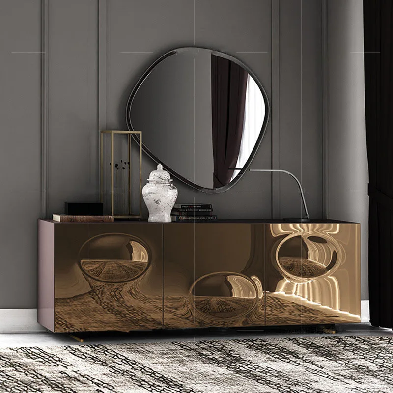 Итальянский консольный стол в гонконгском стиле роскошный шкаф для хранения