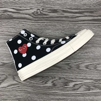 2021 men cdg chunky canvas casual lovers play retro 1970 all star shoes unisex sneakers black women vulcanized shoes