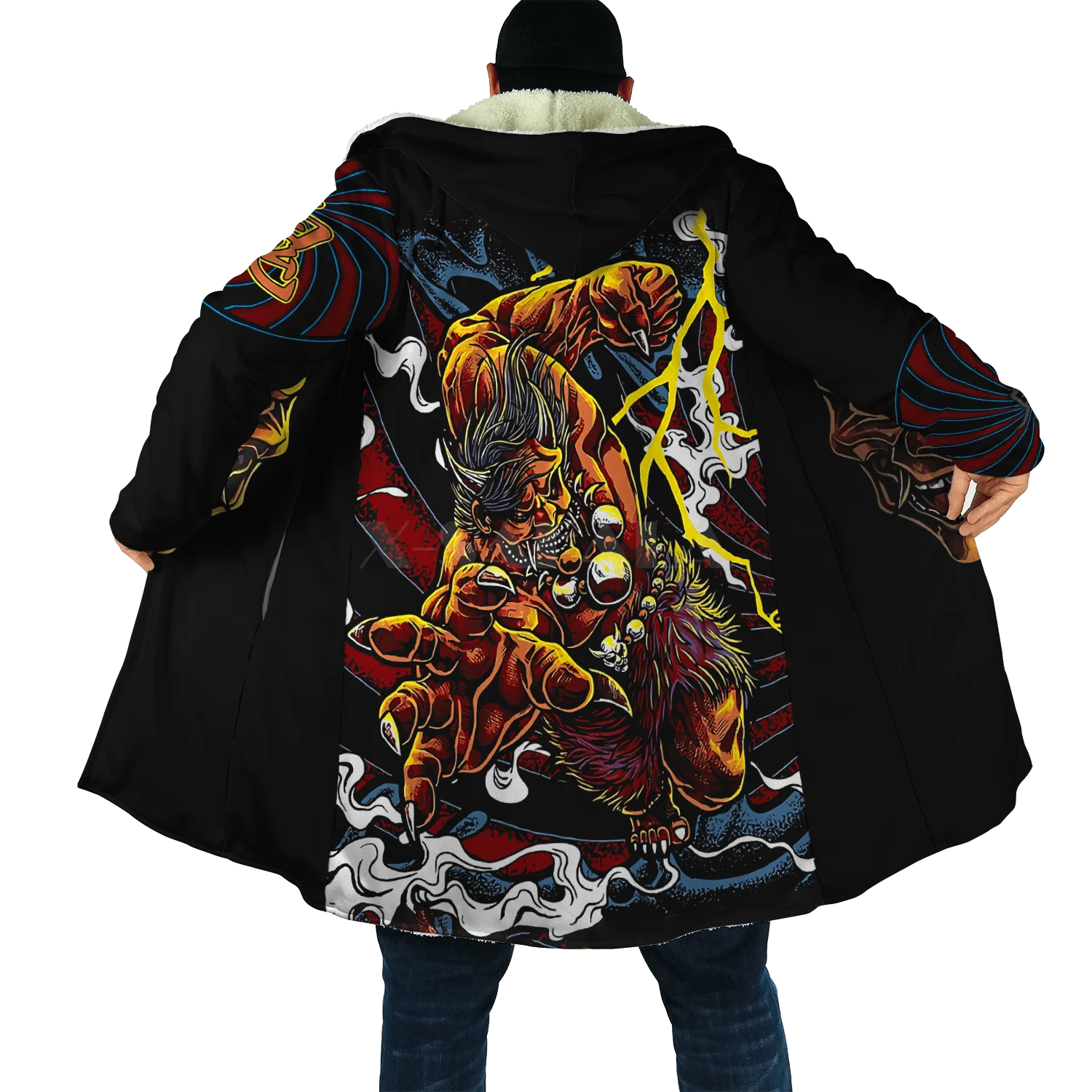 Флисовое пальто с капюшоном унисекс защитой от ветра | Мужская одежда