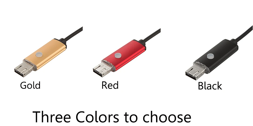 

High quality 5.5MM USB endoscope Android camera 1/2/5/10m flexible snake tube detection SmartPhone OTG endoscope camera 6LED