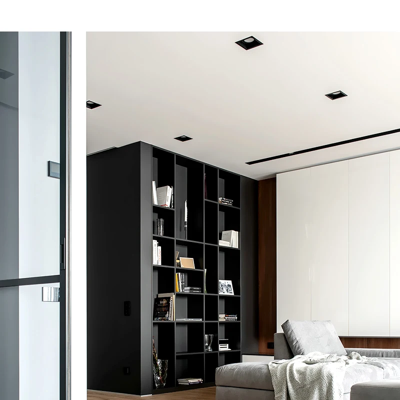 Двурядные встроенные светодиодные квадратные потолочные светильники 14 Вт 24